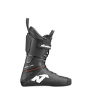 Ein schwarzer Nordica DOBERMANN 5 RD-93 SOFT L.C. 2026/2027 Skischuh-Innenschuh mit hoher Manschette, Fersenlasche, Klettverschluss und weißem Nordica-Logo an der Seite, entworfen für die Race Boot Serie und abgebildet auf einem schlichten weißen Hintergrund.