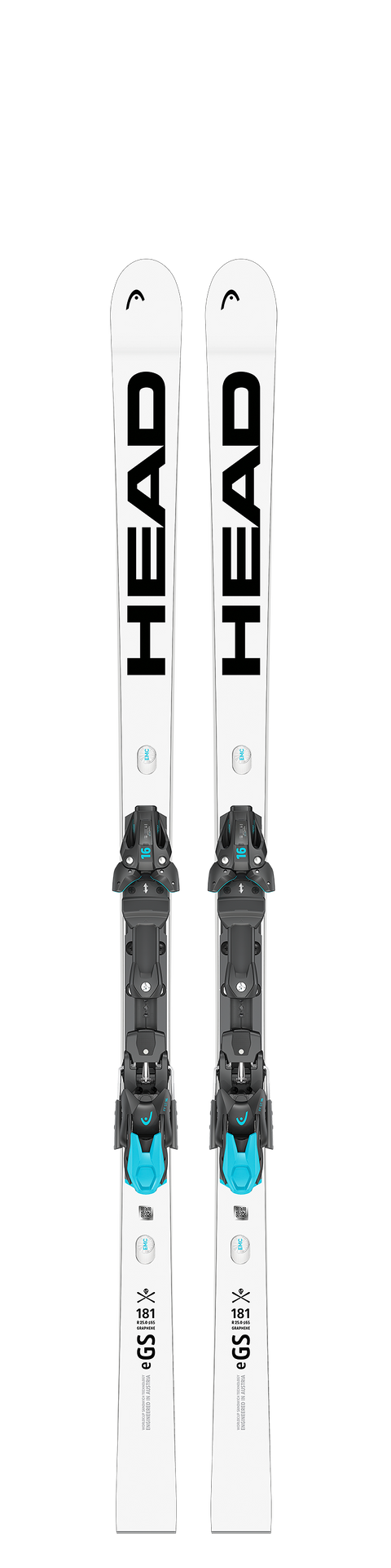HEAD e.GS Rebels 181 cm GS Rennski mit Bindung fuer kraftvolle Riesenslalom-Performance