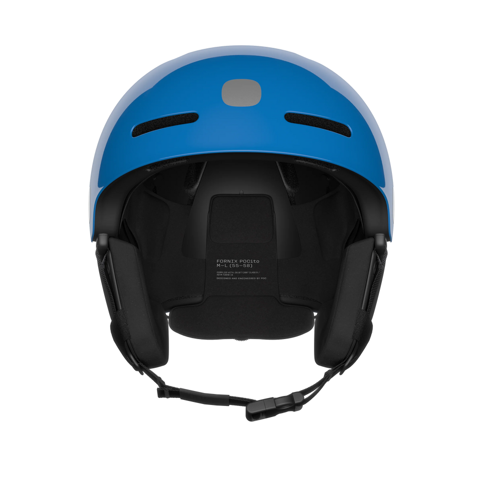 POC POCito Fornix MIPS Kinder-Skihelm in Fluorescent Blue – Produktansicht 2