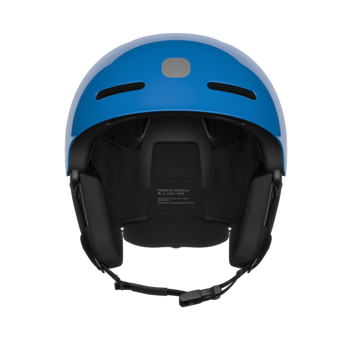 POC POCito Fornix MIPS Kinder-Skihelm in Fluorescent Blue – Produktansicht 2