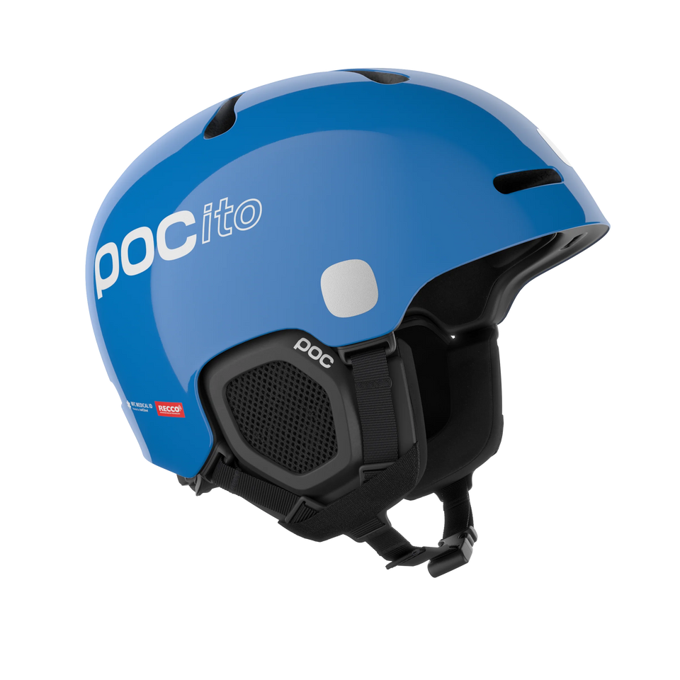 POC POCito Fornix MIPS Kinder-Skihelm in Fluorescent Blue – Produktansicht 3