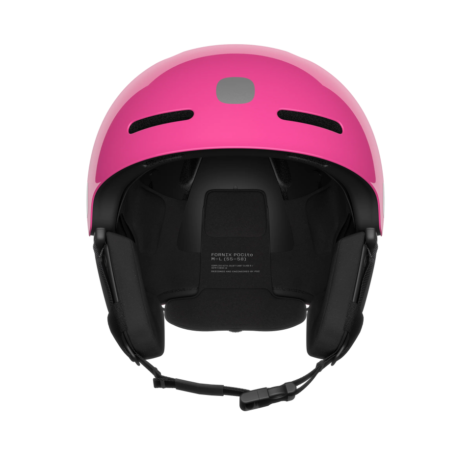 POC POCito Fornix MIPS Kinder-Skihelm in Fluorescent Pink – Produktansicht 3