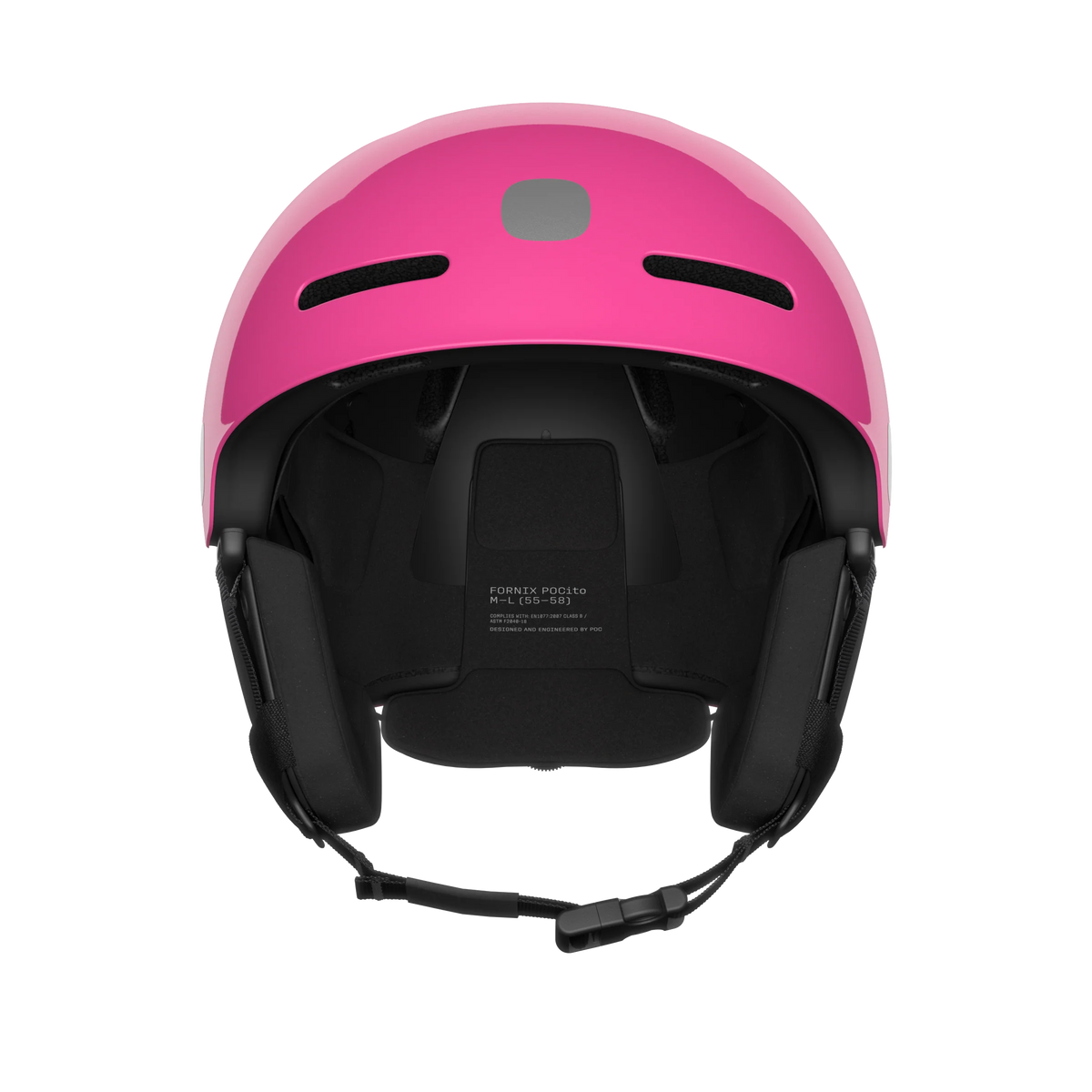 POC POCito Fornix MIPS Kinder-Skihelm in Fluorescent Pink – Produktansicht 3
