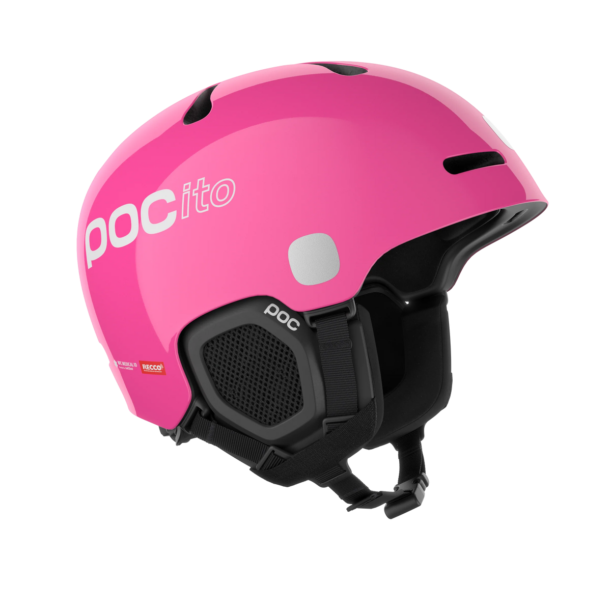 POC POCito Fornix MIPS Kinder-Skihelm in Fluorescent Pink – Produktansicht 2