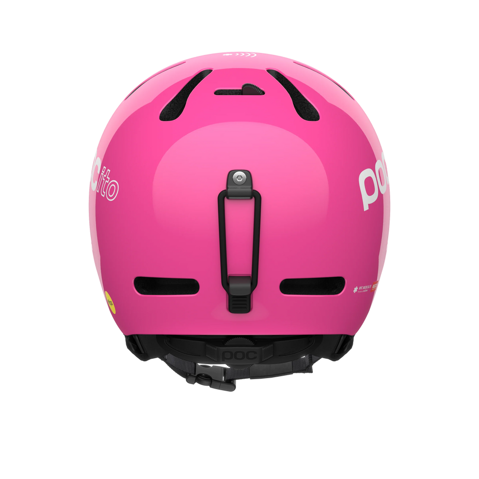 POC POCito Fornix MIPS Kinder-Skihelm in Fluorescent Pink – Produktansicht 4
