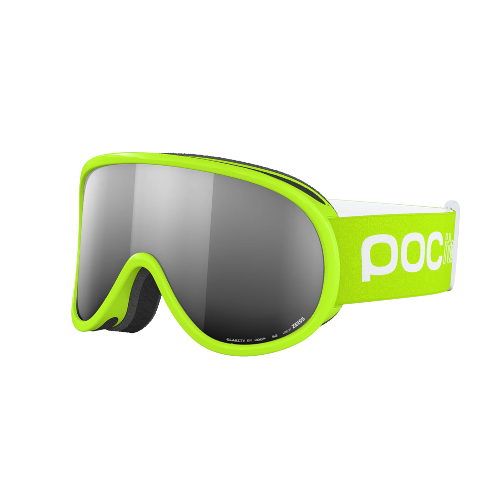 POC POCito Retina Fluorescent Yellow/Green – Produktansicht 2, Silver Scheibe