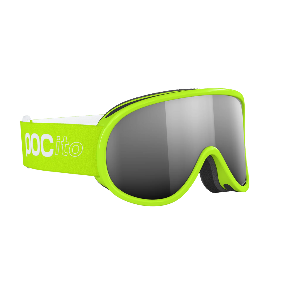 POC POCito Retina Fluorescent Yellow/Green – Produktansicht 1, Silver Scheibe