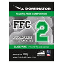 Dominator FFC 2 Skiwachs – fluorfrei, biologisch abbaubar und ideal für wärmere Bedingungen ab -7 °C, nachhaltiges Gleitwachs für Wettkämpfe
