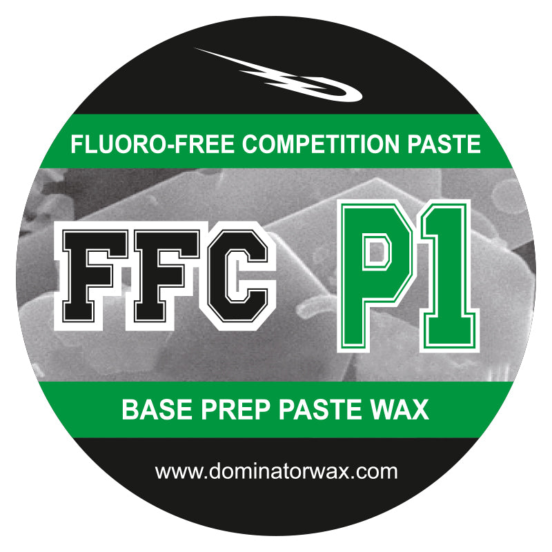 Dominator FFC P1 fluorfrei Basiswachspaste für Ski und Snowboard – umweltfreundliche Base Prep Paste für optimale Belagvorbereitung im Wettkampfeinsatz