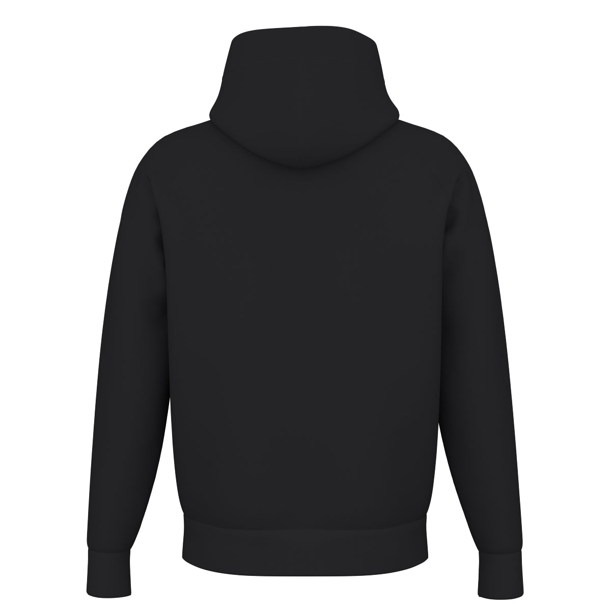 HEAD RACE Hoodie Junior in Schwarz – bequemer Kinder-Kapuzenpullover mit sportlicher Passform, Rückansicht.