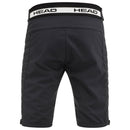 HEAD Race Shorts Unisex – gepolsterte schwarze Skishorts für Training und Rennen, mit elastischem HEAD-Bund und seitlichem Schutz für professionelle Skifahrer.