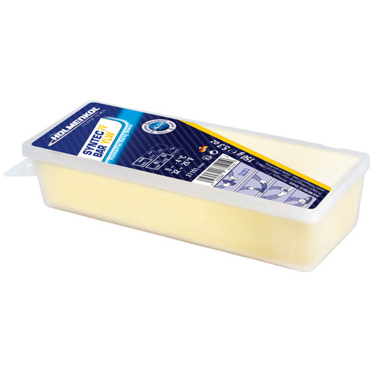 Holmenkol Syntec Bar Wax Yellow 250g – fluorfreier Wachsblock für Skirennläufer bei warmen Bedingungen