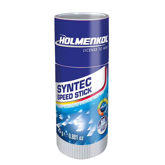 Holmenkol Syntec Speed Stick 25g – hochfluorierter Rennwachs-Stick für Ski und Snowboard zur schnellen Anwendung bei Wettkämpfen und Training