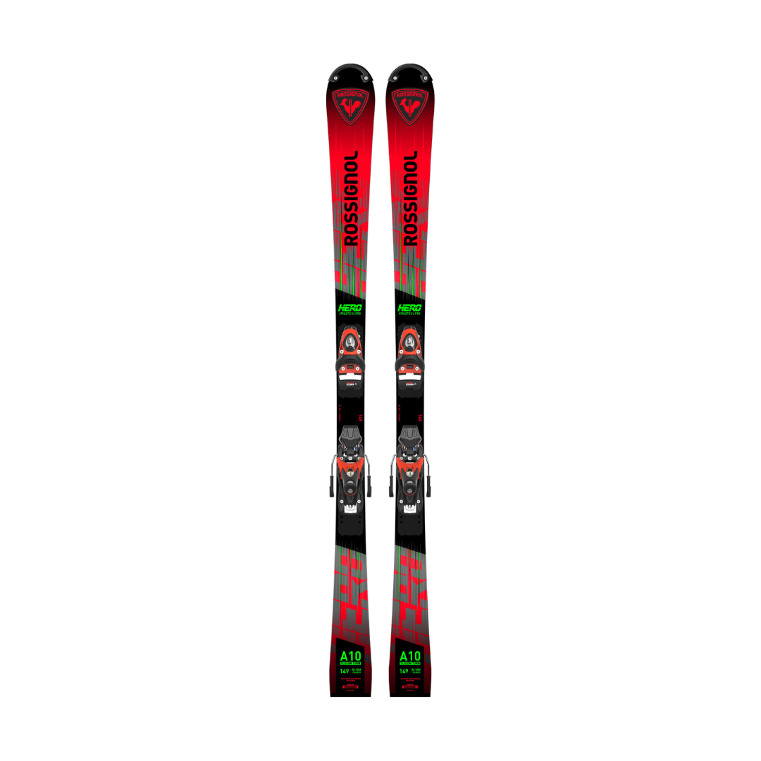 Rossignol Hero FIS SL Slalomski A10 mit Bindung – FIS-zertifizierter Rennski für Slalomrennen, ideale Wahl für ambitionierte Nachwuchsathleten und Profis im alpinen Skisport.