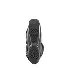 Der Nordica DOBERMANN 5 RD-93 STIFF 2026/2027 Stiefel in Schwarz ist von unten abgebildet, wobei das Profil der Sohle und die griffige Textur vor einem schlichten weißen Hintergrund hervorgehoben werden.