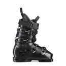 Der Nordica DOBERMANN 5 RD-SOFT L.C. BLACK Alpin-Skischuh verfügt über vier verstellbare Metallschnallen, einen Power Strap, geriffelte Details und das Nordica-Logo - ideal für Rennschuh-Fans.