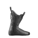 Ein schwarzer, hoch geschnittener Nordica DOBERMANN 5 96 L.C. MEDIUM 2026/2027 Junior Boot Liner mit verstärkter Polsterung, Zugschlaufen vorne und hinten und detaillierten Nähten ist auf einem schlichten weißen Hintergrund abgebildet.