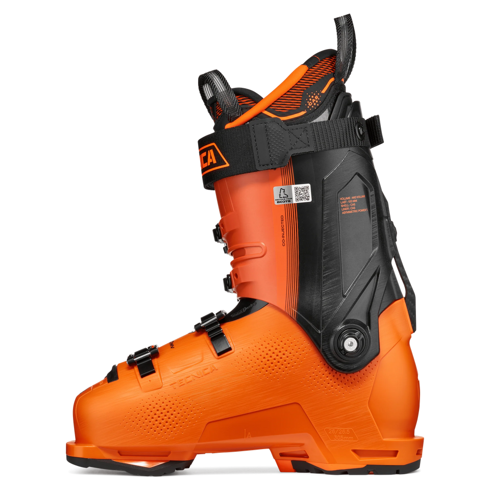 Tecnica Mach1 MV 130 TD2 GW Skischuh in Orange – Seitenansicht der Innenseite