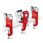 Snoli Skispanner Set für Skiservice – stabile Werkbank-Spanner zur sicheren Fixierung von Ski beim Schleifen, Wachsen oder Reparieren, ideal für Hobby- und Profiservice