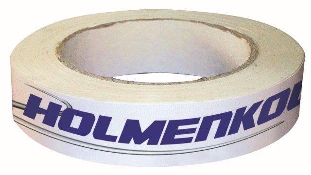 Holmenkol Tape (Plastikklebeband) von Holmenkol trägt den Markennamen in fetten blauen Buchstaben - perfekt für präzise Skiserviceaufgaben.
