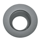 Die Holmenkol SpareBlade Round ist eine graue, runde Metallscheibe mit einem großen Loch in der Mitte, ideal als Zubehör der Marke Holmenkol - auf weißem Hintergrund dargestellt.