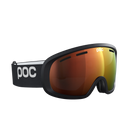 POC Fovea Mid Uranium Black – Seitenansicht mit reflektierender Clarity-Scheibe.