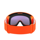 POC Fovea Mid Zink Orange – Rückansicht mit Band und Clarity-Scheibe.
