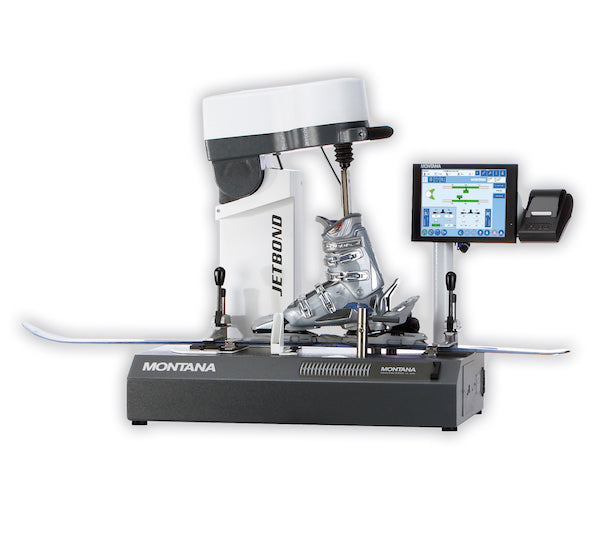 Ein Bild des Geräts, das für Bindungseinstellungen nach DIN ISO 11088 bei SF Sports verwendet wird. Diese präzise Technik sorgt für maximale Sicherheit und Performance.