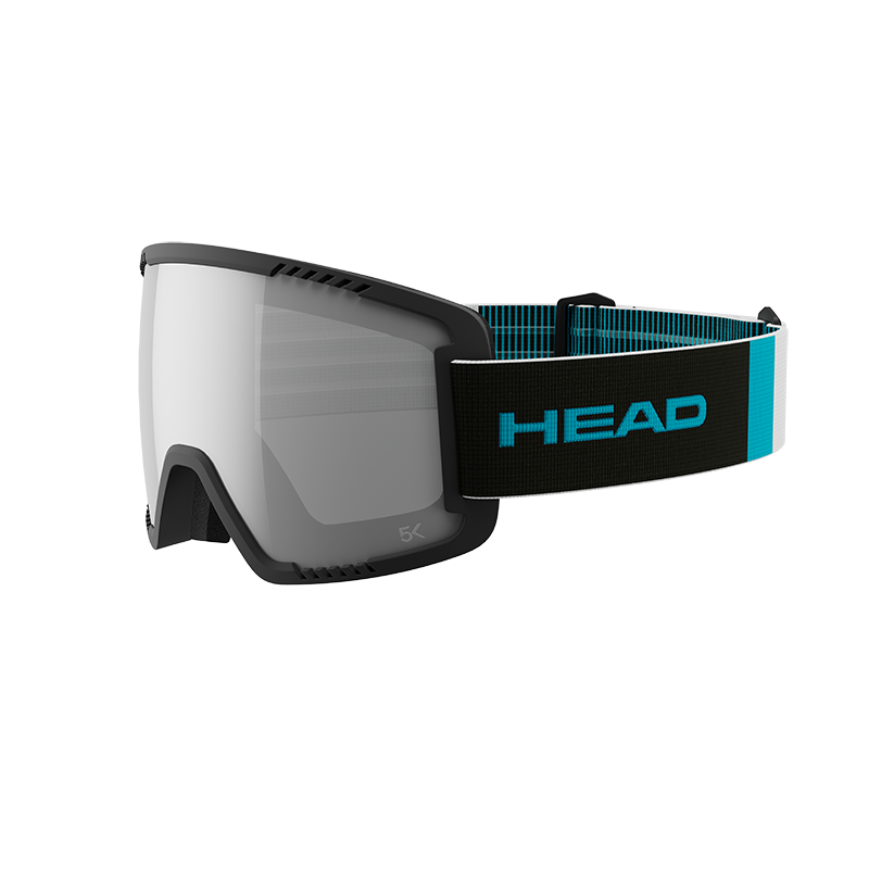 HEAD Contex Pro 5K Race Skibrille mit 5K-Technologie fuer optimale Sicht und Kontrast auf der Piste