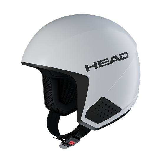 HEAD Downforce Skihelm in Weiss ohne Visier fuer maximale Sicherheit und Aerodynamik im Rennsport