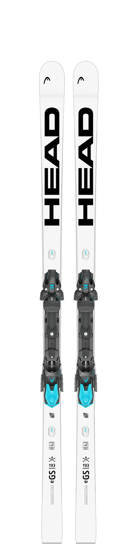 HEAD e.GS FIS 193 cm GS Rennski mit Rennbindung fuer hoechste Ansprueche im Riesenslalom