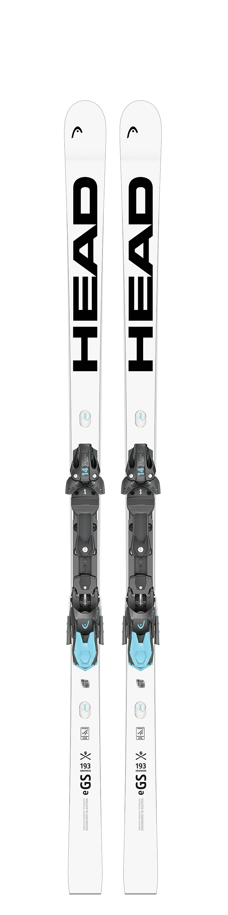 HEAD e.GS FIS 193 cm GS Rennski mit Rennbindung fuer hoechste Ansprueche im Riesenslalom