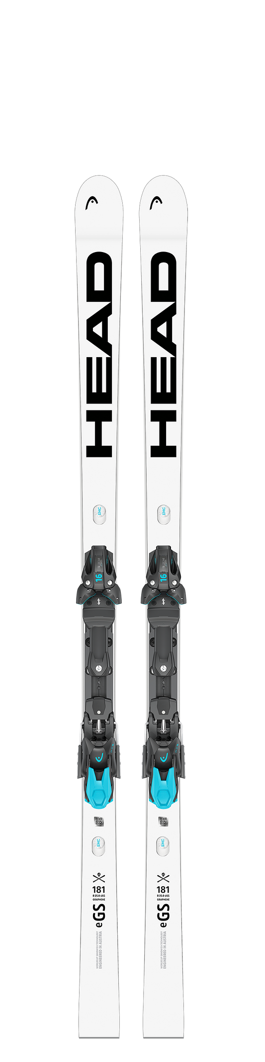 HEAD e.GS Rebels 181 cm GS Rennski mit Bindung fuer kraftvolle Riesenslalom-Performance