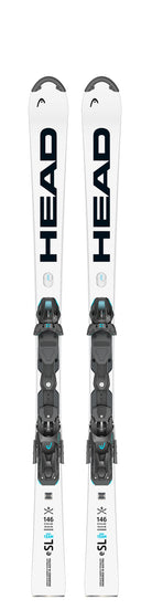 HEAD e.SL Team 146 cm Kinder Slalom Rennski mit Bindung fuer Nachwuchsathleten