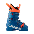 Blauer Skischuh Lange RS 70 SC mit kurzer Manschette, ideal fuer junge Rennlaeufer und ambitionierte Skifahrer.