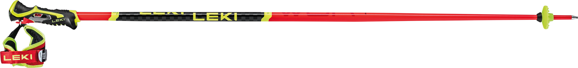 Rennschlaufe des Leki Slalom Skistocks mit sicherem Klettverschluss – optimaler Halt und praezises Handling im Rennlauf