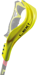 Leki Slalom Schlagschutz Worldcup Pro in neon gelb – robuster und ergonomischer Handschutz für Skirennläufer, passend für Leki Trigger-System