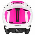 Der Uvex Resolution SL weiß-pink 2026/2027 ist ein stylischer weiß-rosa Skihelm mit schwarzem Riemen und Lüftungsschlitzen, ideal für zusätzlichen Schutz auf der Piste.