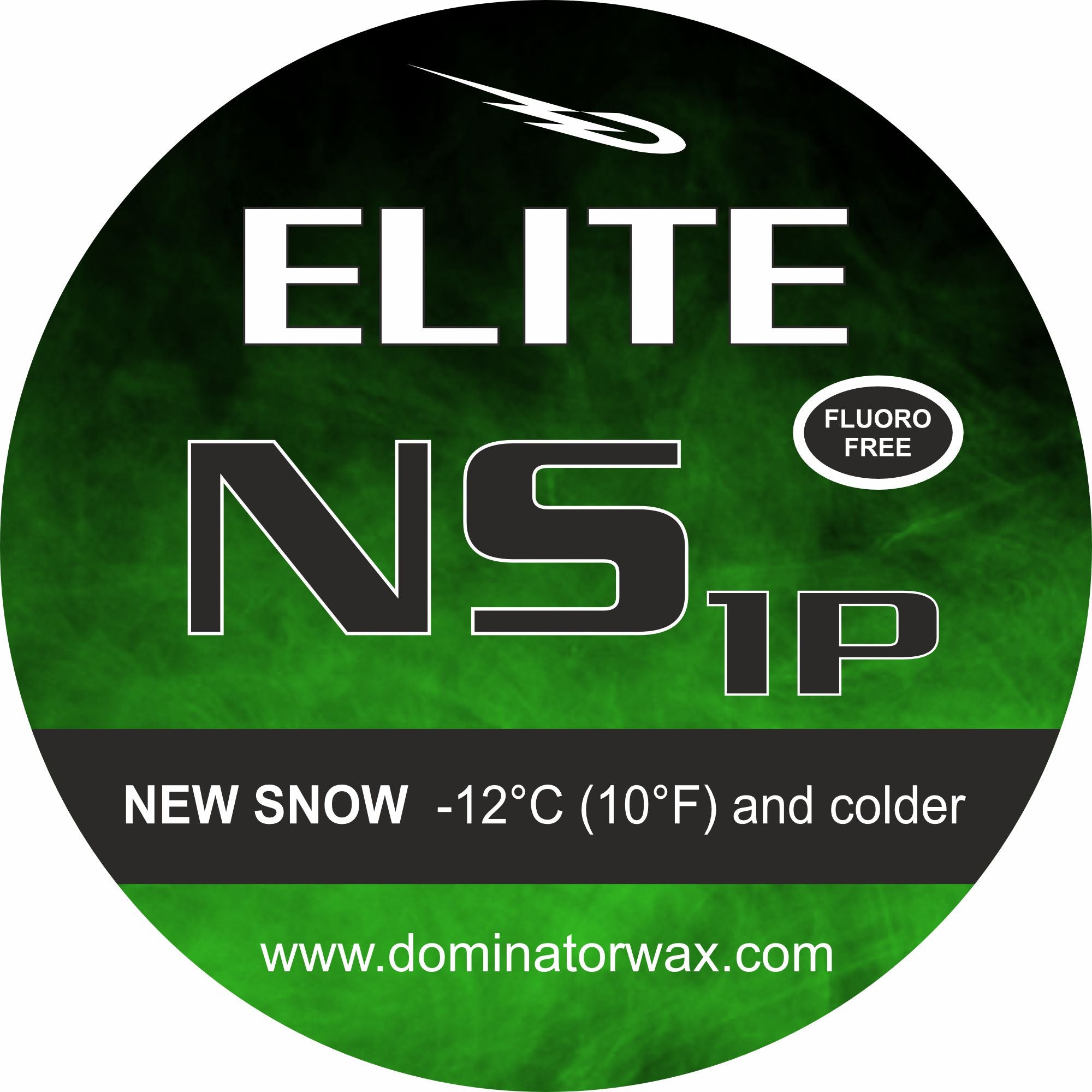 Dominator ELITE NS 1P Skiwachs – Fluorfrei, Spezialwachs für Neuschnee bei -12 °C und kälter – Ideal für kalte Bedingungen im Wintersport
