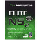 Dominator ELITE NS 2 Skiwachs – Fluorfrei für Neuschnee von -5 °C bis -15 °C – Hochleistungswachs für Skirennlauf und Snowboard