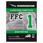 Dominator FFC 1 Base Prep Skiwachs – fluorfrei, biologisch abbaubar, Grundwachs zur Skipräparation vor dem Rennwachsauftrag