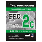 Dominator FFC 2C biologisch abbaubares Skiwachs ohne Fluor – Gleitwachs für kalte Bedingungen ab -7 °C, ideal für Wettkampf und Training