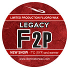 Dominator Legacy F2P Fluorwachs für Neuschnee – Hochleistungs-Skiwachs für Temperaturen ab -7°C, limitierte Edition