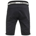 HEAD Race Shorts Unisex – gepolsterte schwarze Skishorts für Training und Rennen, mit elastischem HEAD-Bund und seitlichem Schutz für professionelle Skifahrer.