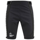 HEAD Worldcup Rebels Race Shorts Unisex – schwarze Skirenn-Shorts mit seitlichen Reißverschlüssen, gepolsterter Schutz und elastischer Passform für Training und Wettkampf.