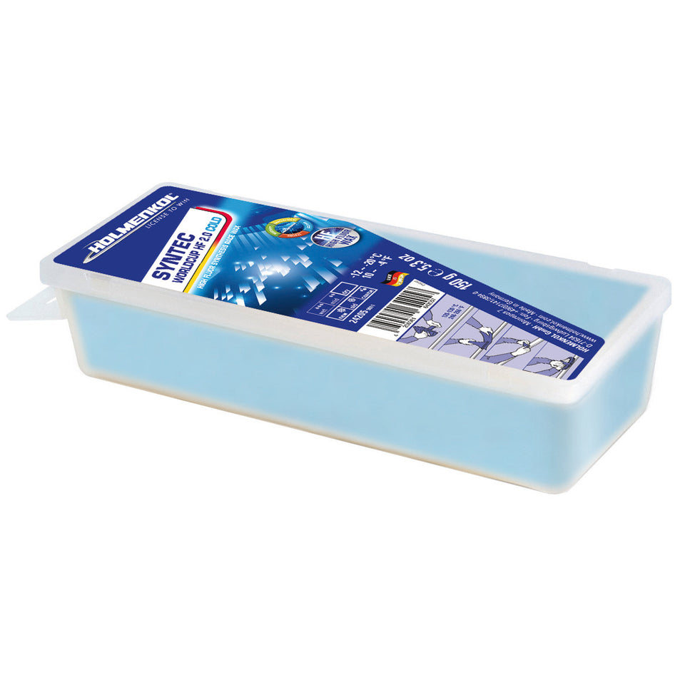 Holmenkol Syntec Worldcup HF 2.0 Cold – Profi-Skiwachs mit hoher Fluorierung für kalte Schneeverhältnisse im Wettkampfeinsatz.