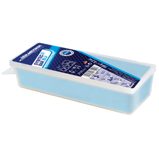 Holmenkol Synthetic Bar Blue – synthetischer Skiwachs für kalte Temperaturen, ideal für präzises Kantenfinish und optimale Gleiteigenschaften.