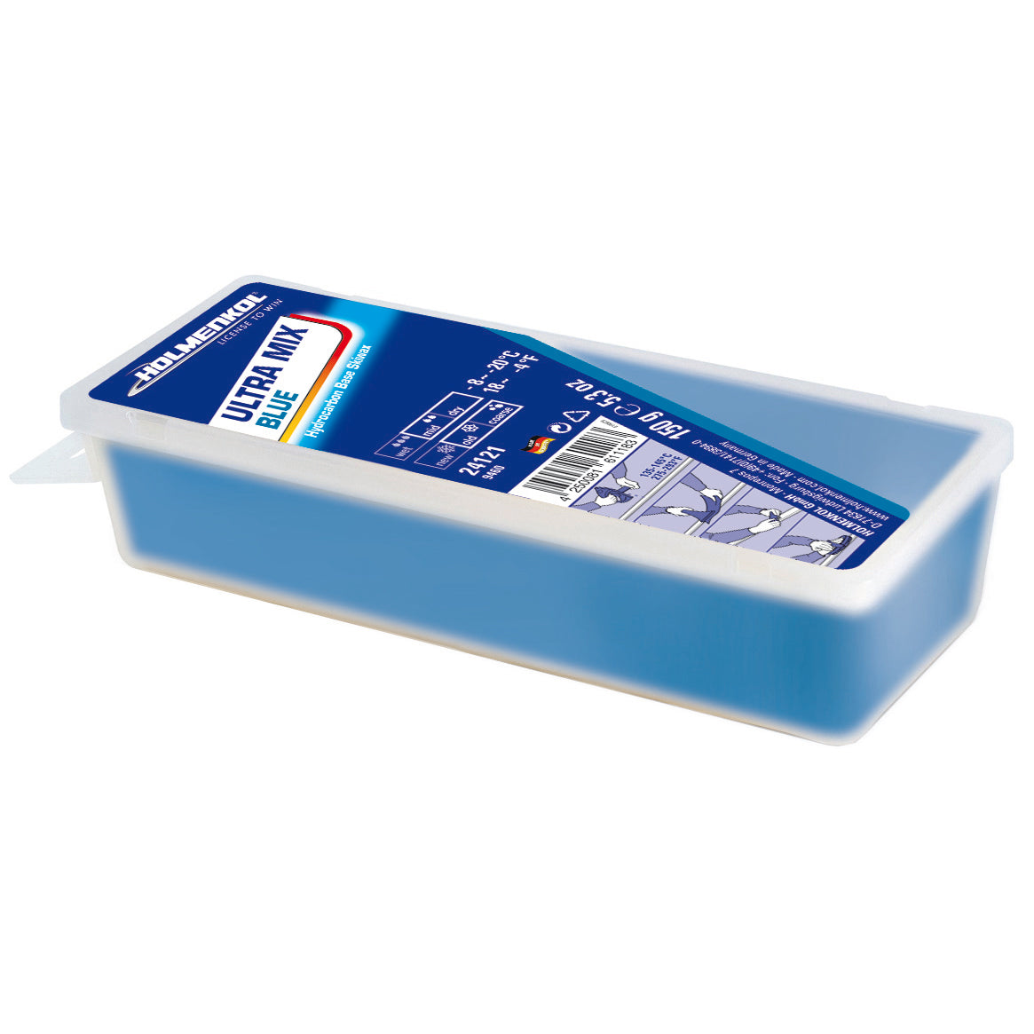 Holmenkol Ultra Mix Blue Skiwachs – Profi-Heißwachs für kalte Temperaturen und perfekte Performance auf hartem Schnee.