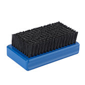 Holmenkol Handbuerste Stahl eckig – stabile Wachsbuerste zur Belagsreinigung und Strukturpflege bei Ski und Snowboard