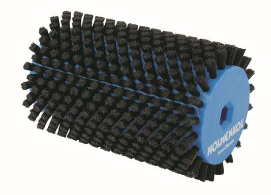 Holmenkol Rotorbürste Nylon schwarz – professionelle 120 mm Servicebürste zum Ausbürsten von Skiwachs, ideal für Skiservice und Snowboardpflege
